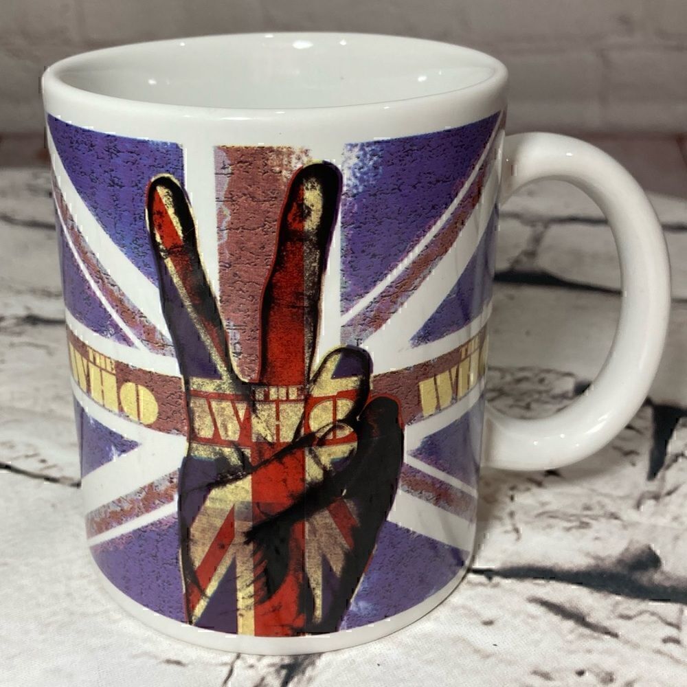 THE WHO souvenir 12 oz mug by Live Nation nib Retro Vintage 70s Rock Band new